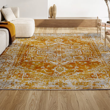 Audrey Ornate Medallion Bohemian Area Rug
